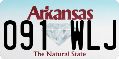 AR license plate 091WLJ