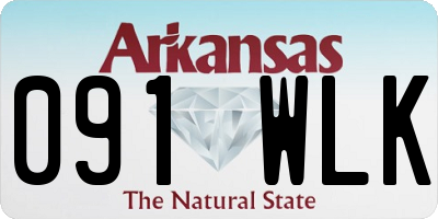 AR license plate 091WLK