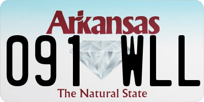 AR license plate 091WLL