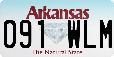 AR license plate 091WLM