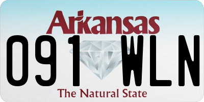AR license plate 091WLN