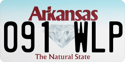 AR license plate 091WLP