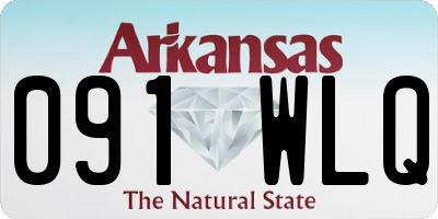 AR license plate 091WLQ