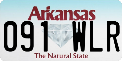 AR license plate 091WLR