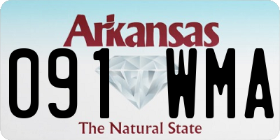AR license plate 091WMA