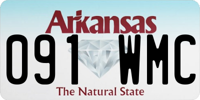AR license plate 091WMC