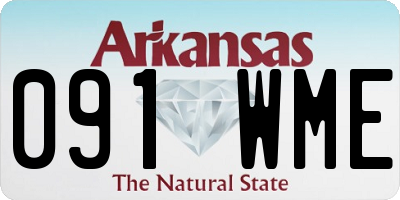 AR license plate 091WME