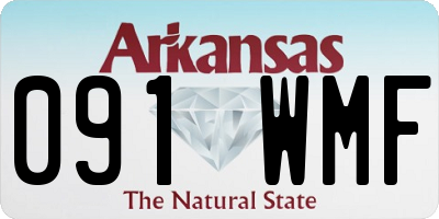AR license plate 091WMF