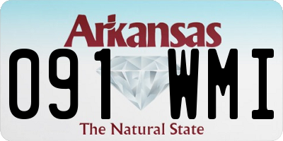AR license plate 091WMI