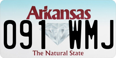AR license plate 091WMJ