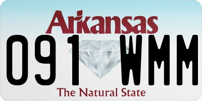 AR license plate 091WMM