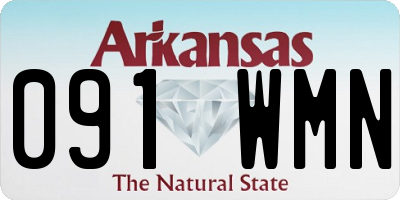 AR license plate 091WMN