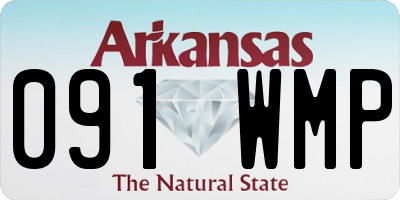 AR license plate 091WMP