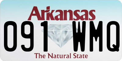 AR license plate 091WMQ