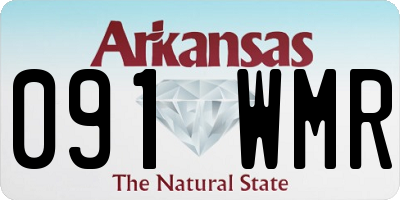 AR license plate 091WMR
