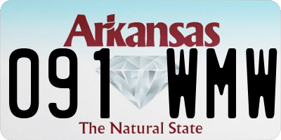 AR license plate 091WMW