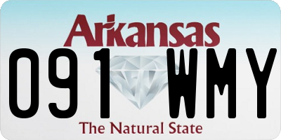 AR license plate 091WMY