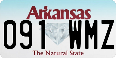 AR license plate 091WMZ