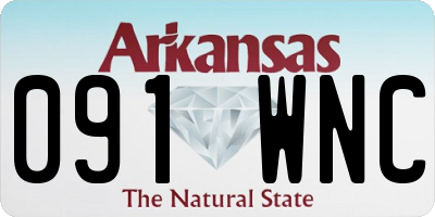 AR license plate 091WNC