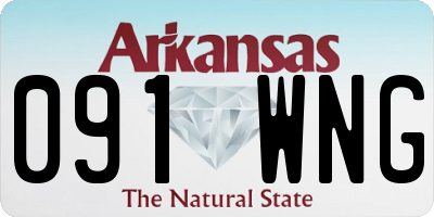 AR license plate 091WNG