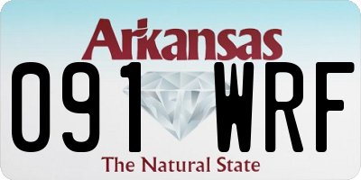 AR license plate 091WRF