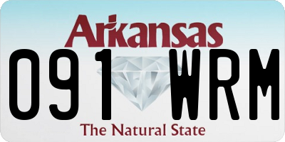 AR license plate 091WRM