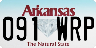 AR license plate 091WRP