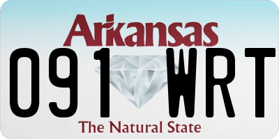 AR license plate 091WRT