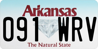 AR license plate 091WRV