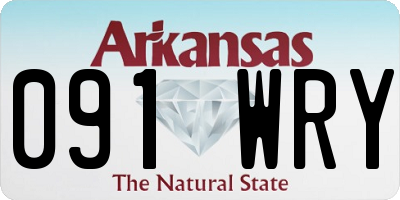 AR license plate 091WRY