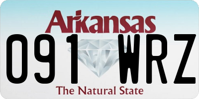 AR license plate 091WRZ