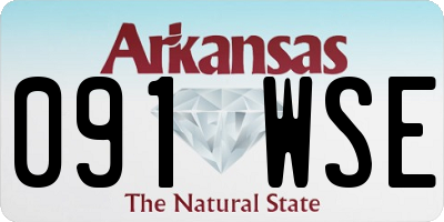 AR license plate 091WSE