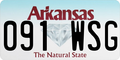 AR license plate 091WSG