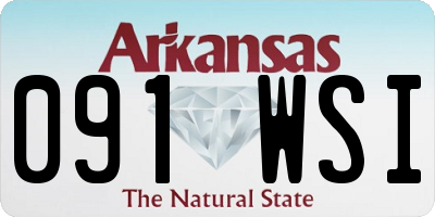AR license plate 091WSI