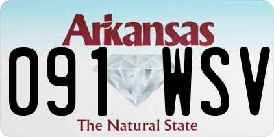AR license plate 091WSV