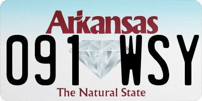 AR license plate 091WSY