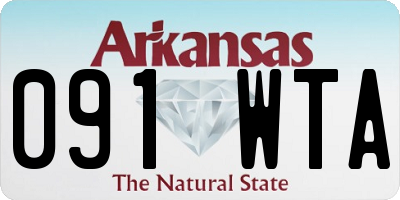 AR license plate 091WTA