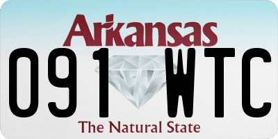 AR license plate 091WTC