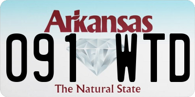 AR license plate 091WTD