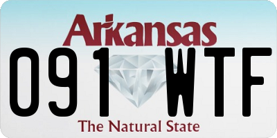AR license plate 091WTF