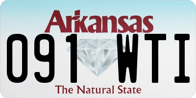 AR license plate 091WTI
