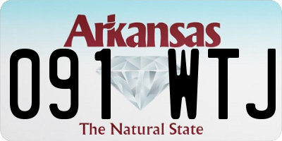 AR license plate 091WTJ