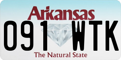 AR license plate 091WTK