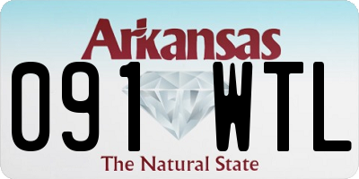 AR license plate 091WTL