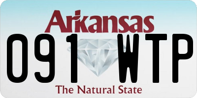 AR license plate 091WTP