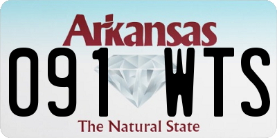 AR license plate 091WTS