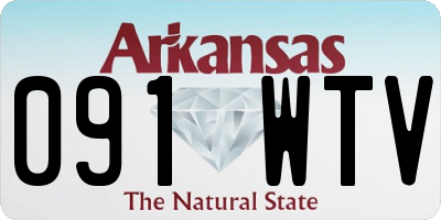 AR license plate 091WTV