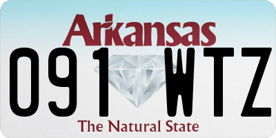 AR license plate 091WTZ