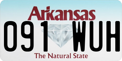 AR license plate 091WUH