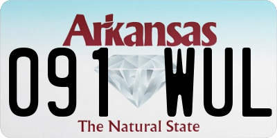 AR license plate 091WUL